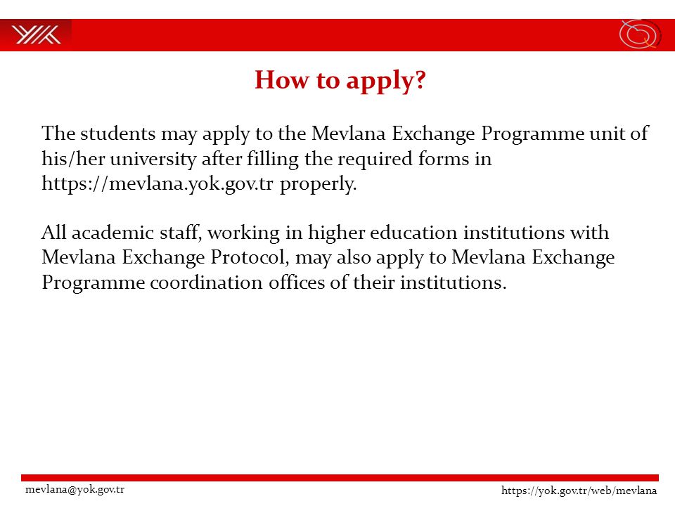 How to apply.