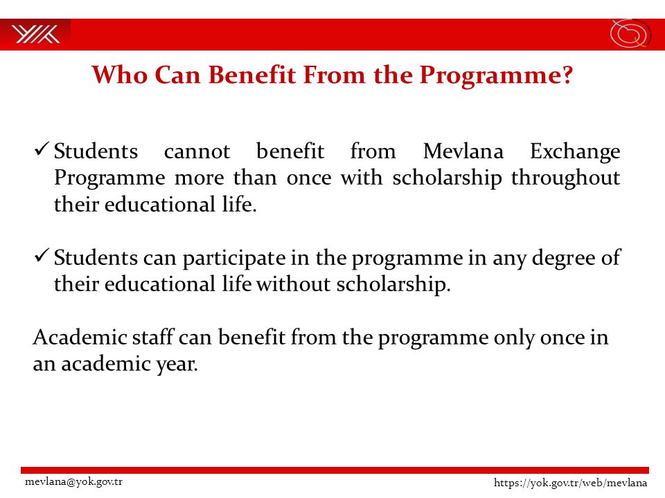 Who Can Benefit From the Programme.