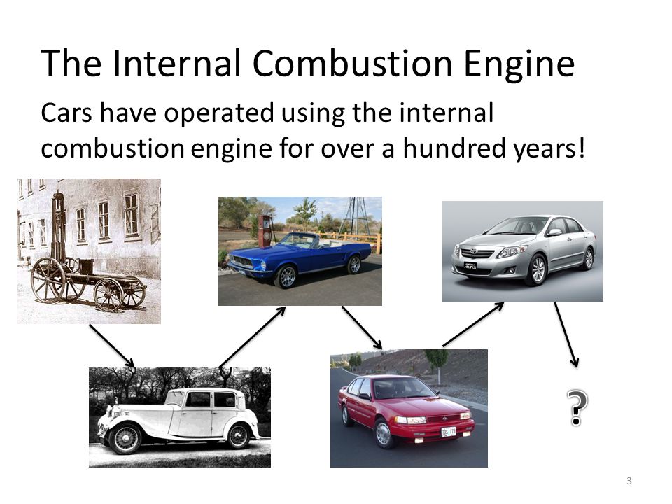 The Internal Combustion Engine Cars have operated using the internal combustion engine for over a hundred years.