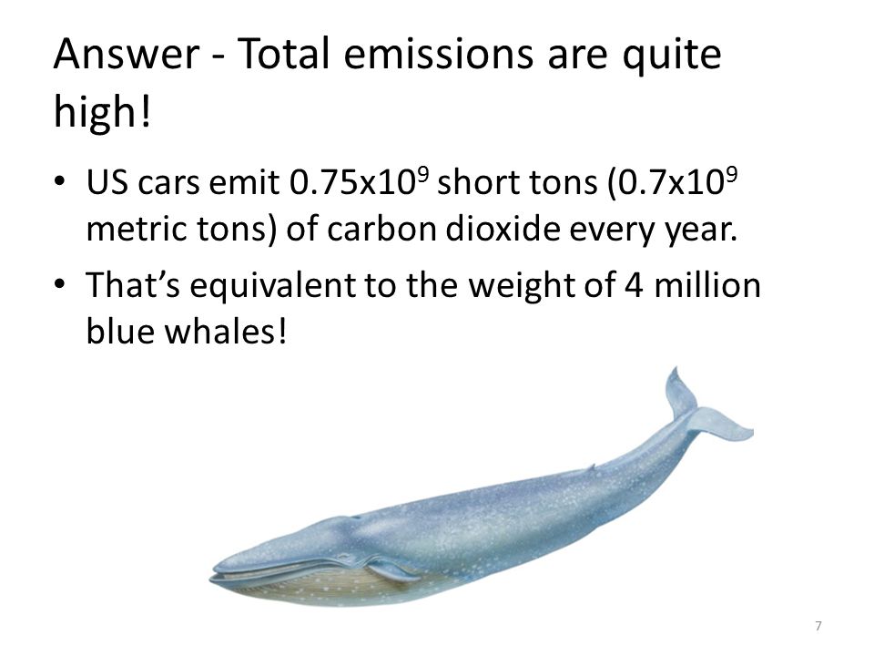 Answer - Total emissions are quite high.