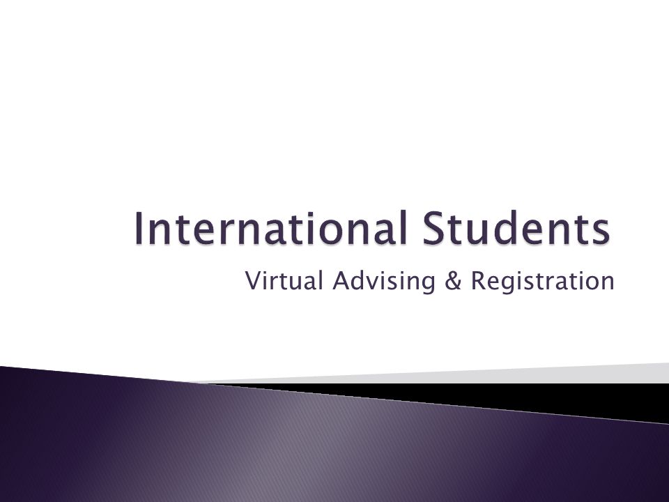 Virtual Advising & Registration