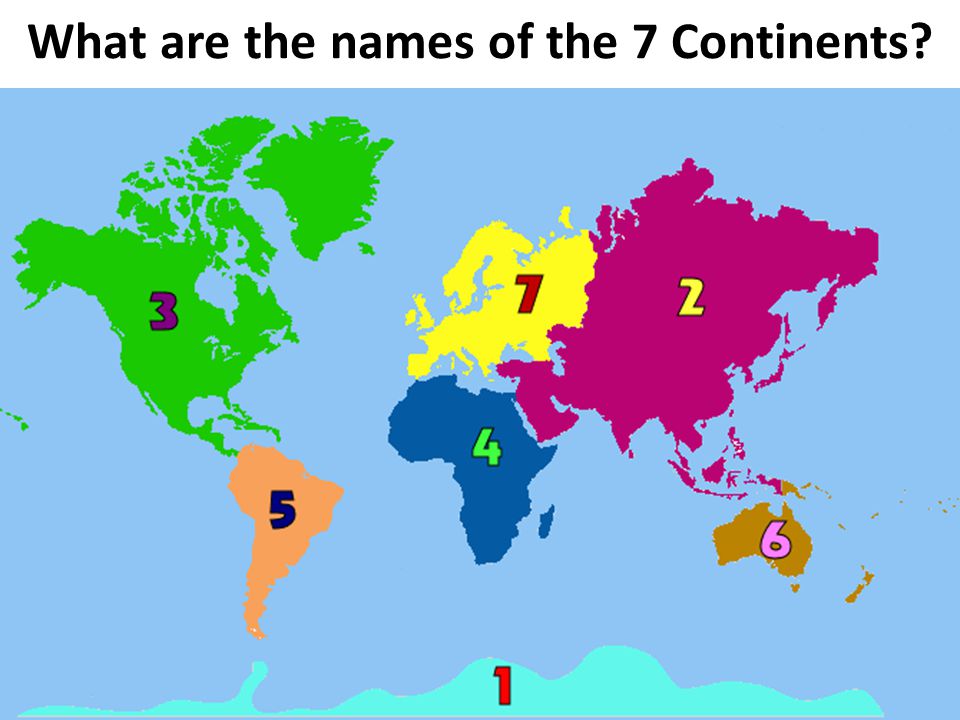 Before The End Of Class You Should Be Able To 1 Name The Seven Continents 2 List Three Countries Which Share The Continent If Possible 3 State The Ppt Download
