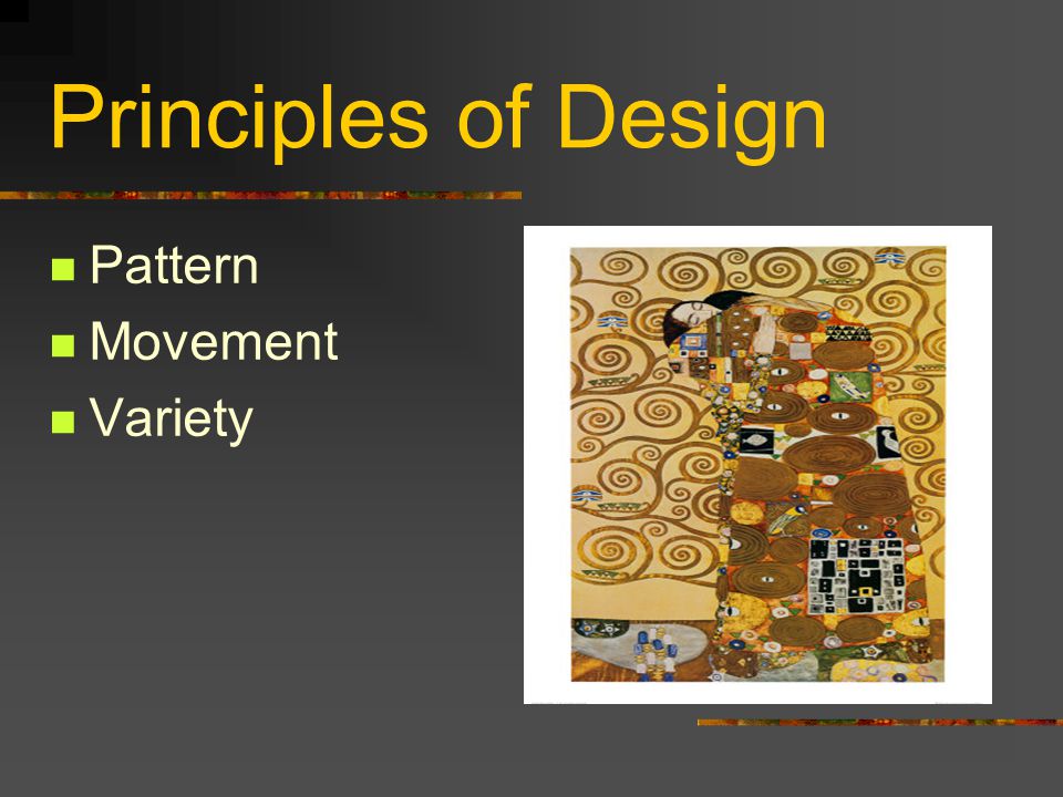 Principles of Design Pattern Movement Variety