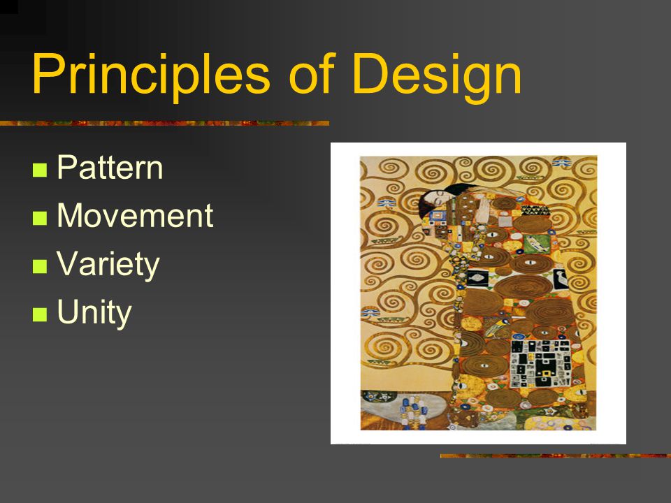 Principles of Design Pattern Movement Variety Unity
