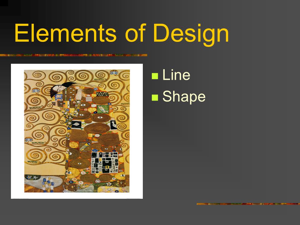 Elements of Design Line Shape