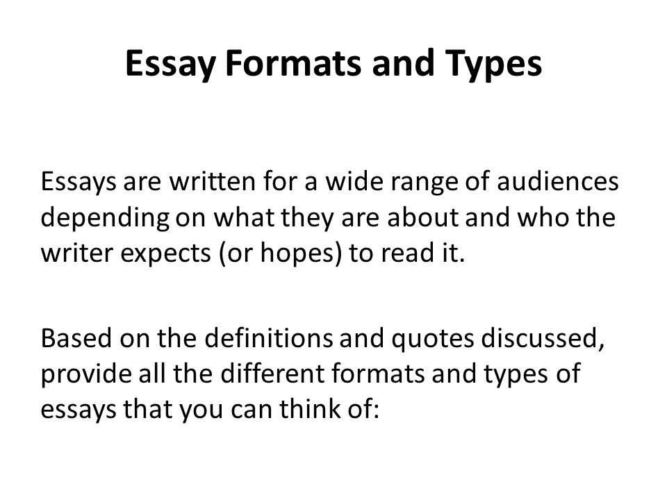 what is an essay definitions quotes types and parts writing different types of essay
