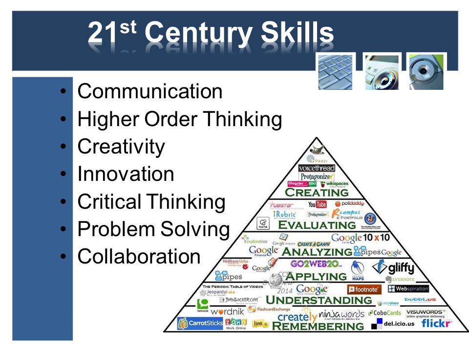 Communication Higher Order Thinking Creativity Innovation Critical Thinking Problem Solving Collaboration CCSS Overview 2014