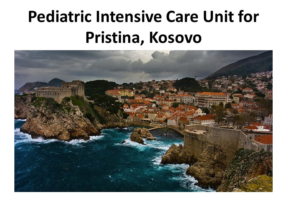 Pediatric Intensive Care Unit for Pristina, Kosovo
