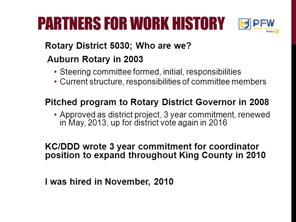 Rotary District 5030; Who are we.