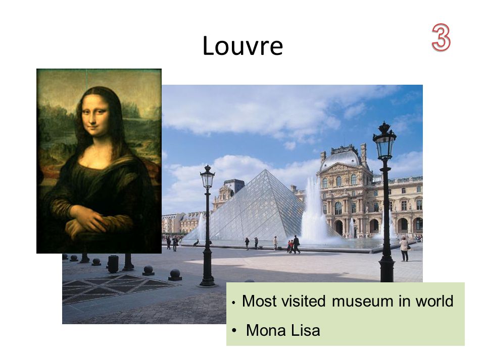Louvre Most visited museum in world Mona Lisa
