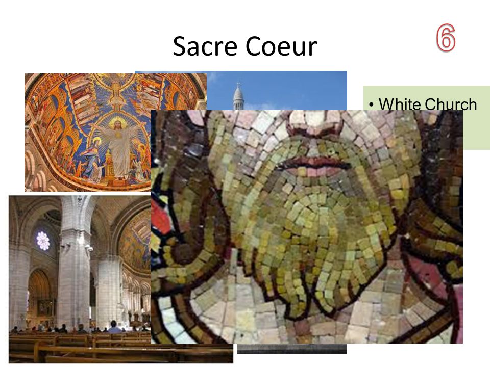 Sacre Coeur White Church Mosaics