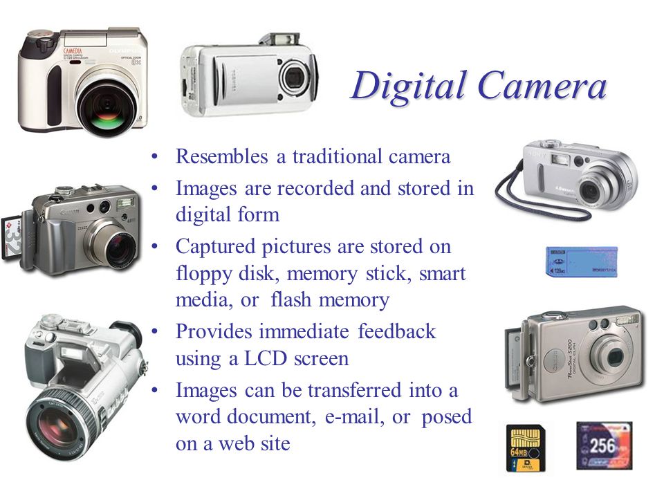 Alternative Input Devices. Digital Camcorder View recordings on a regular  TV or copy them to VHS tape Send MPEG video clips by way of to a mobile. -  ppt download