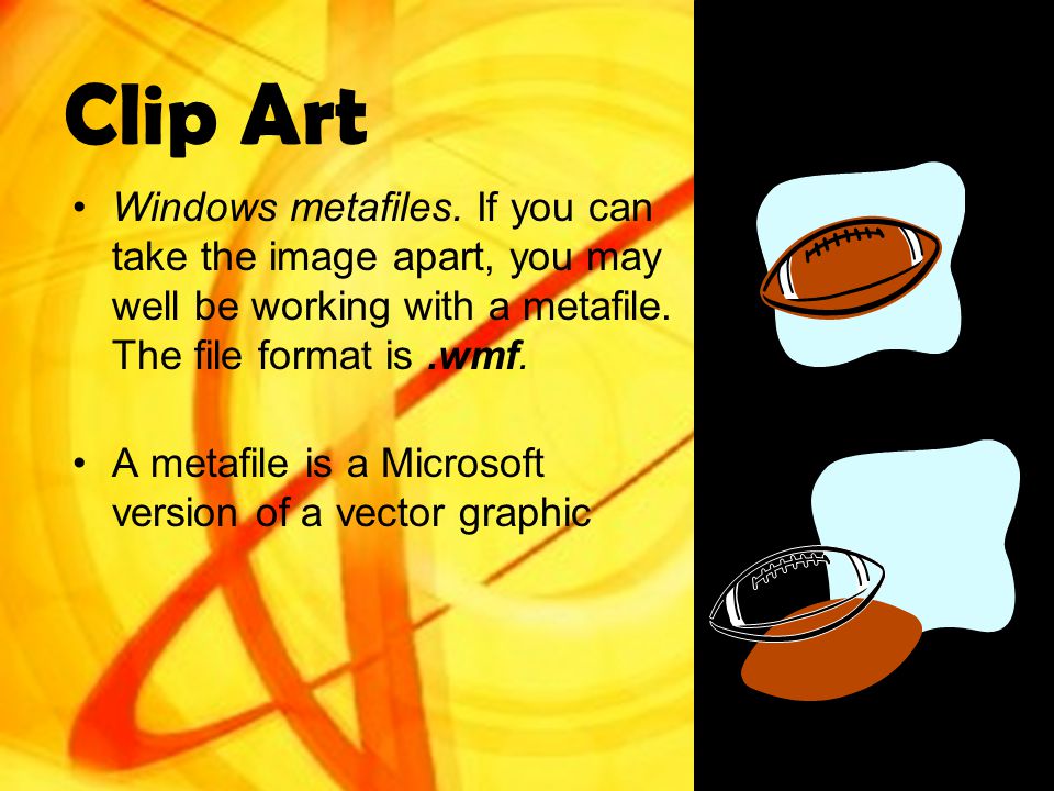 Clip Art Windows metafiles.