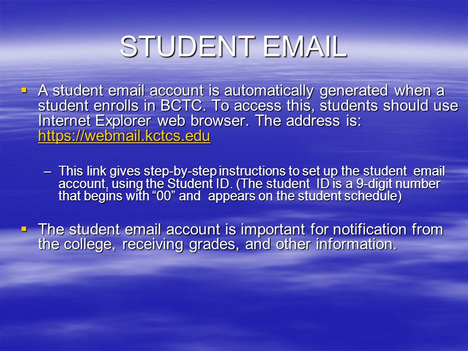 Bctc Student Id Card