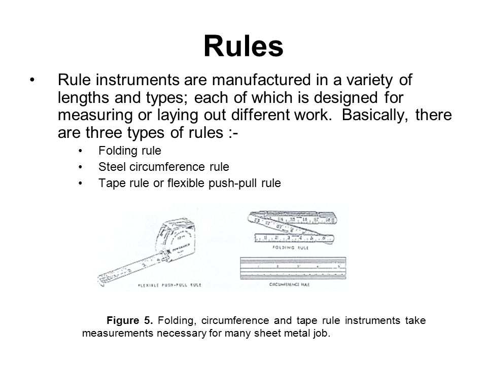 push pull tape rule definition