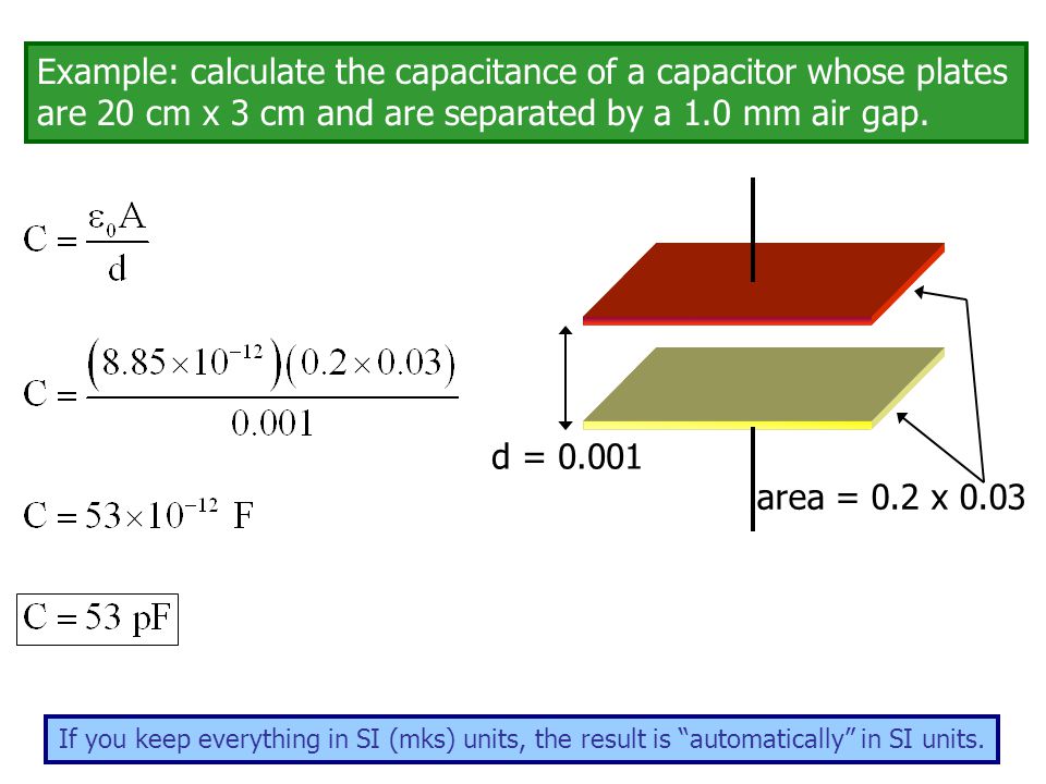 Today's agenda: Capacitance. You must be able to apply the equation C=Q/V.  Capacitors: parallel plate, cylindrical, spherical. You must be able to  calculate. - ppt download