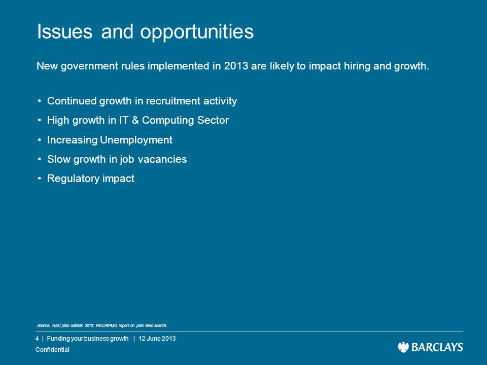 Confidential New government rules implemented in 2013 are likely to impact hiring and growth.