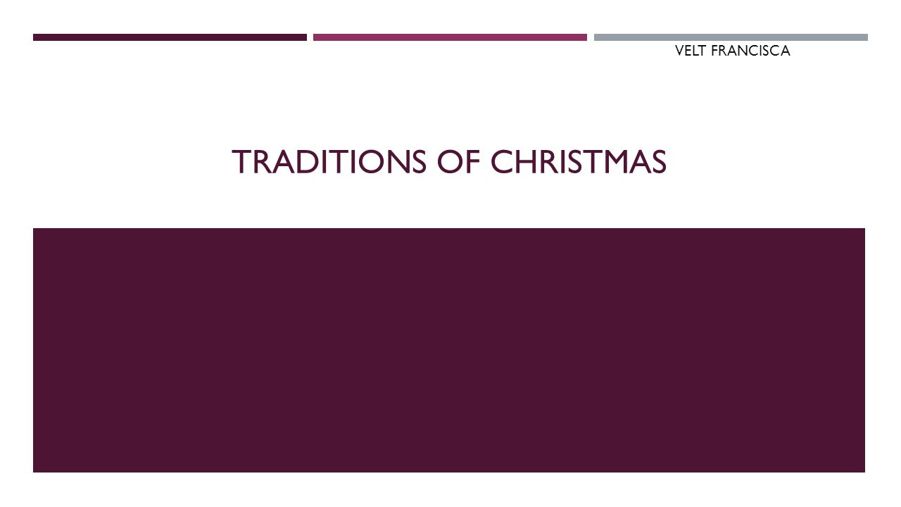 TRADITIONS OF CHRISTMAS VELT FRANCISCA