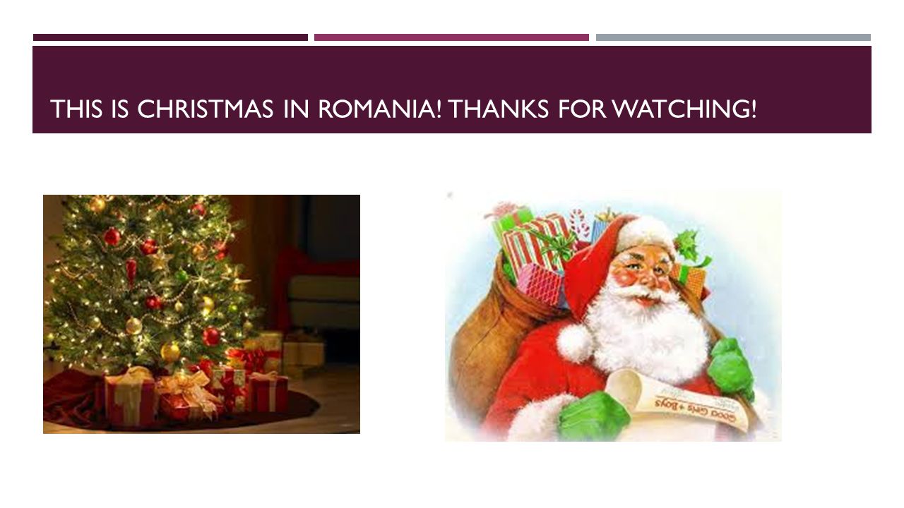THIS IS CHRISTMAS IN ROMANIA! THANKS FOR WATCHING!