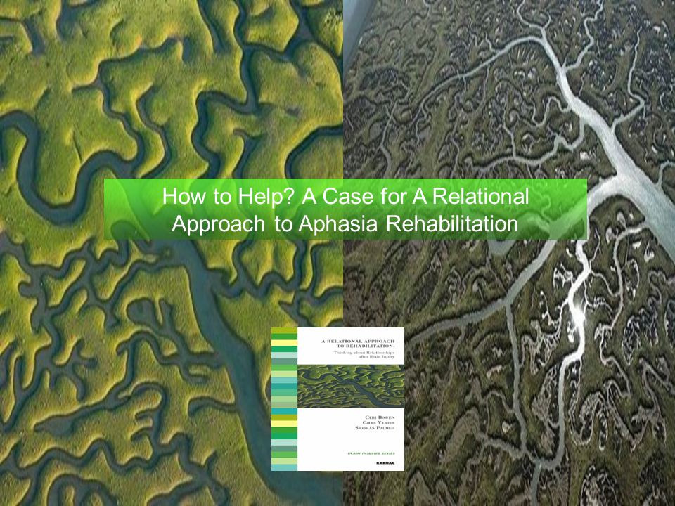 How to Help A Case for A Relational Approach to Aphasia Rehabilitation