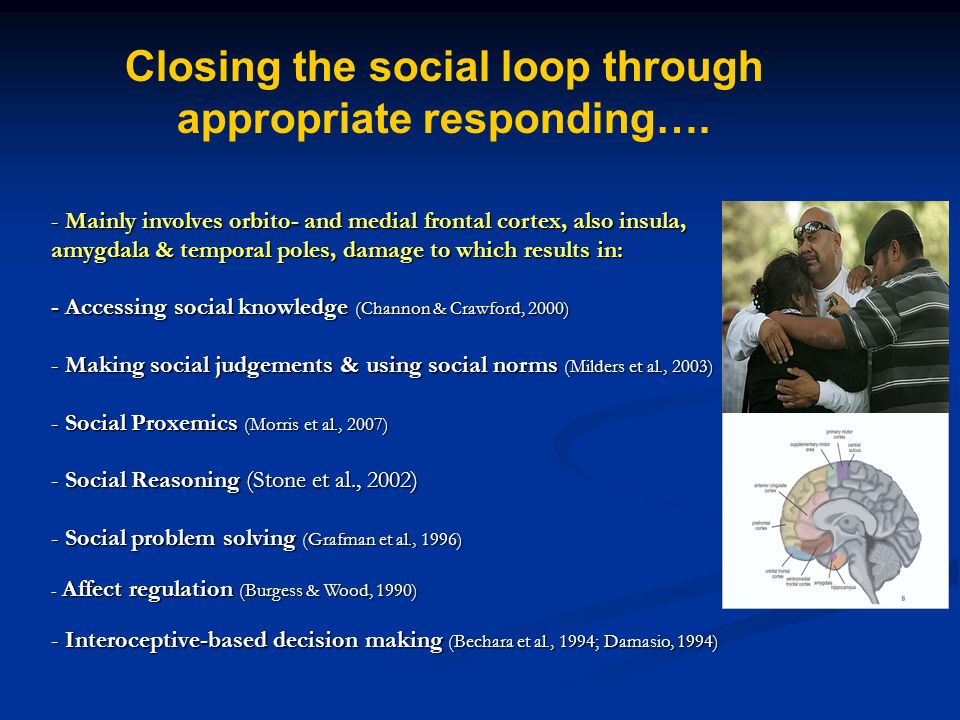 Closing the social loop through appropriate responding….