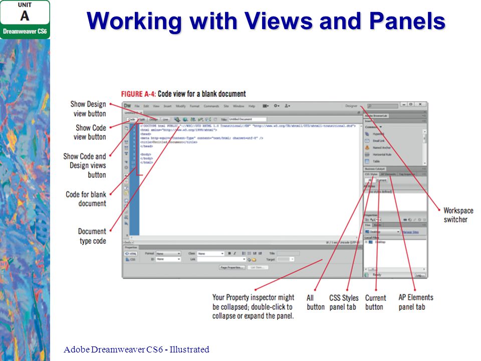 Working with Views and Panels