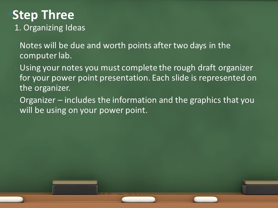 Notes will be due and worth points after two days in the computer lab.