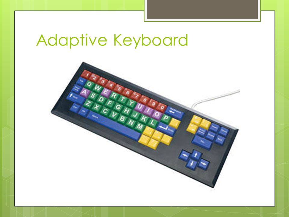 Adaptive Keyboard
