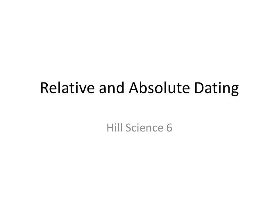 Dating slides