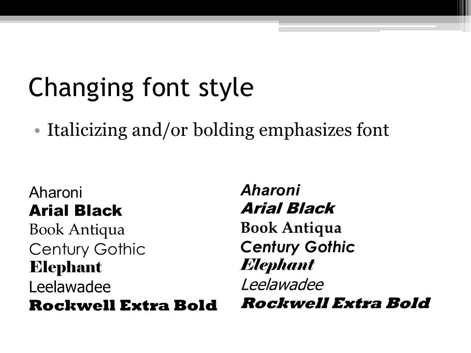 arial black bold font