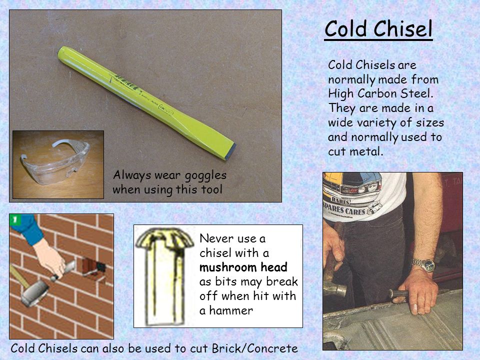 Cold Chisel Definition - Electrician's Slang