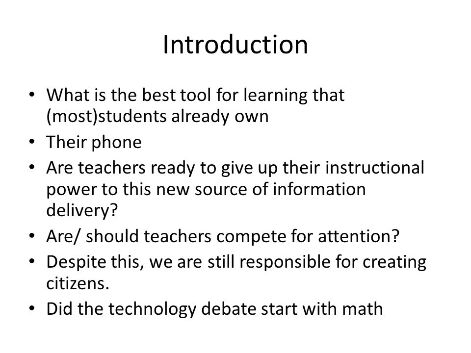 The best science classroom tool that students already have By Joseph ...