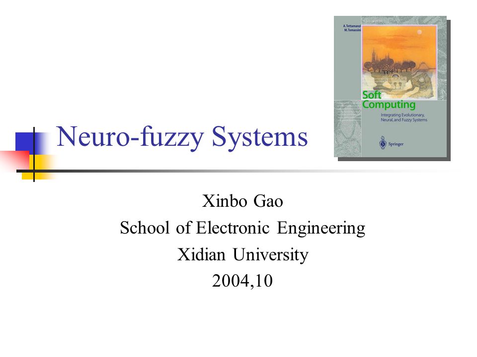 Neuro Fuzzy Systems Xinbo Gao School Of Electronic - 