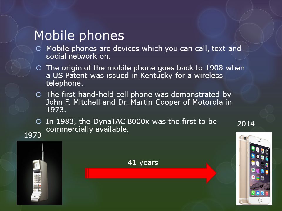 Mobile phones  Mobile phones are devices which you can call, text and social network on.