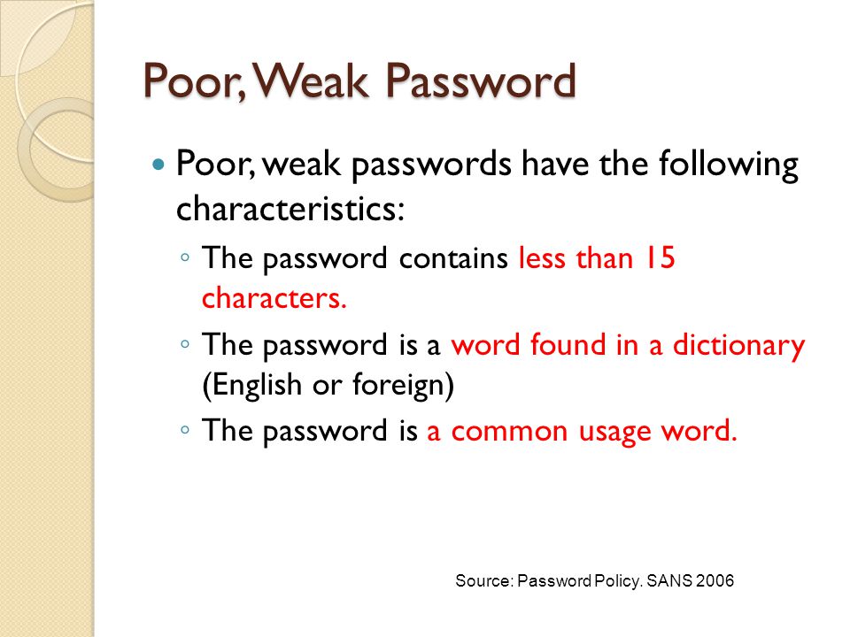 Text Passwords Hazim Almuhimedi Agenda How Good Are The Passwords