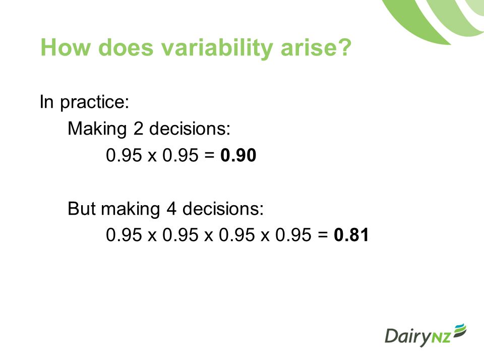 How does variability arise.
