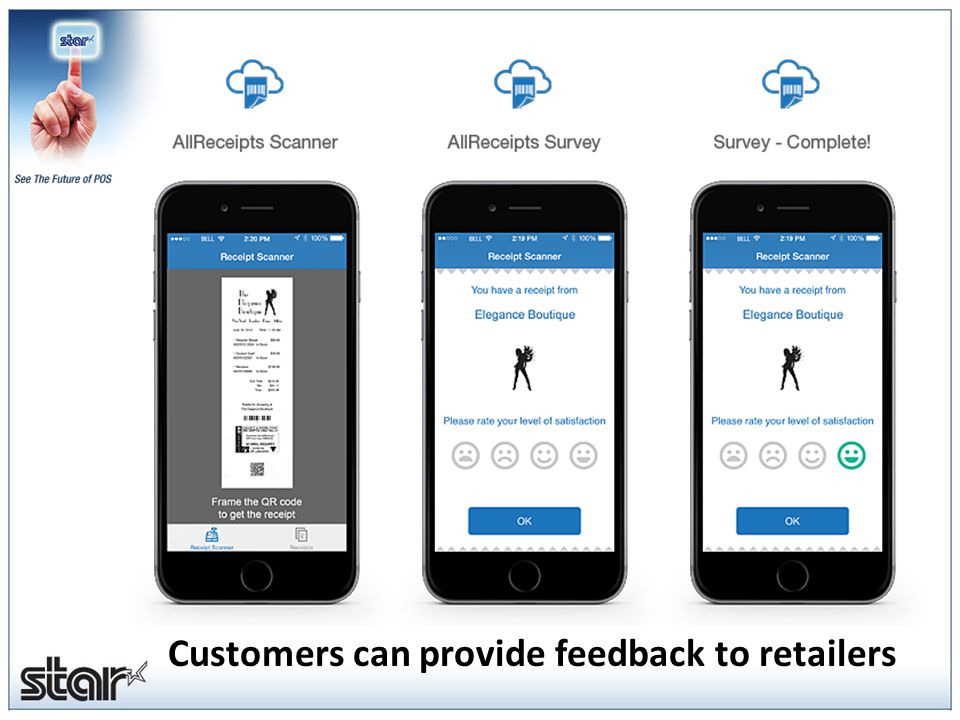 Customers can provide feedback to retailers