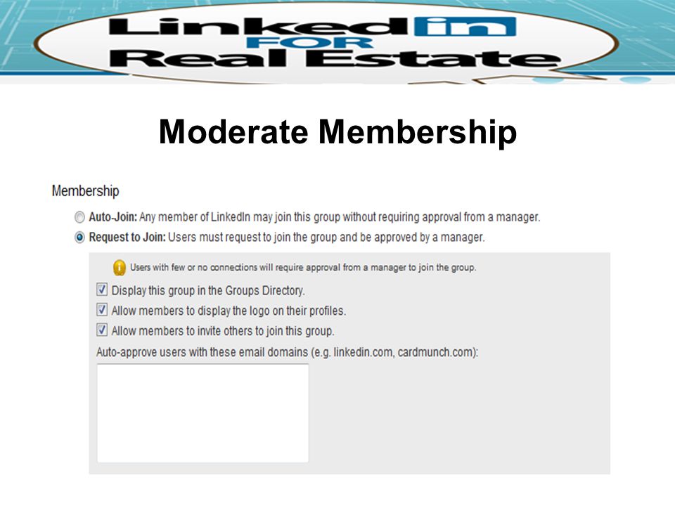 Moderate Membership