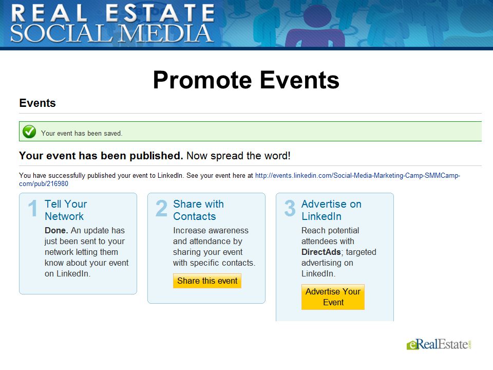 Promote Events