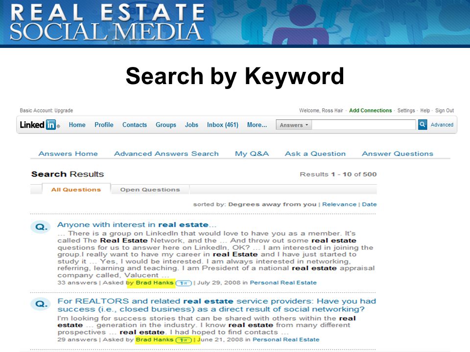 Search by Keyword