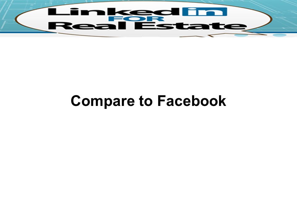 Compare to Facebook