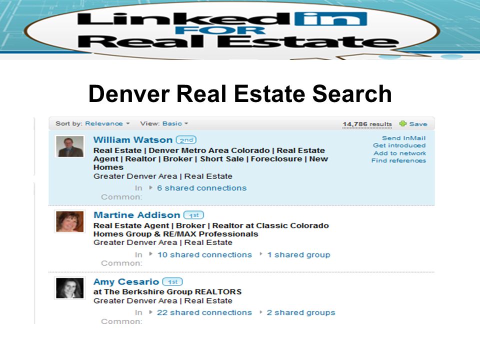 Denver Real Estate Search