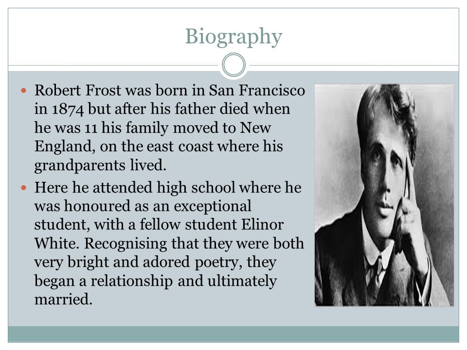 robert frost personal life