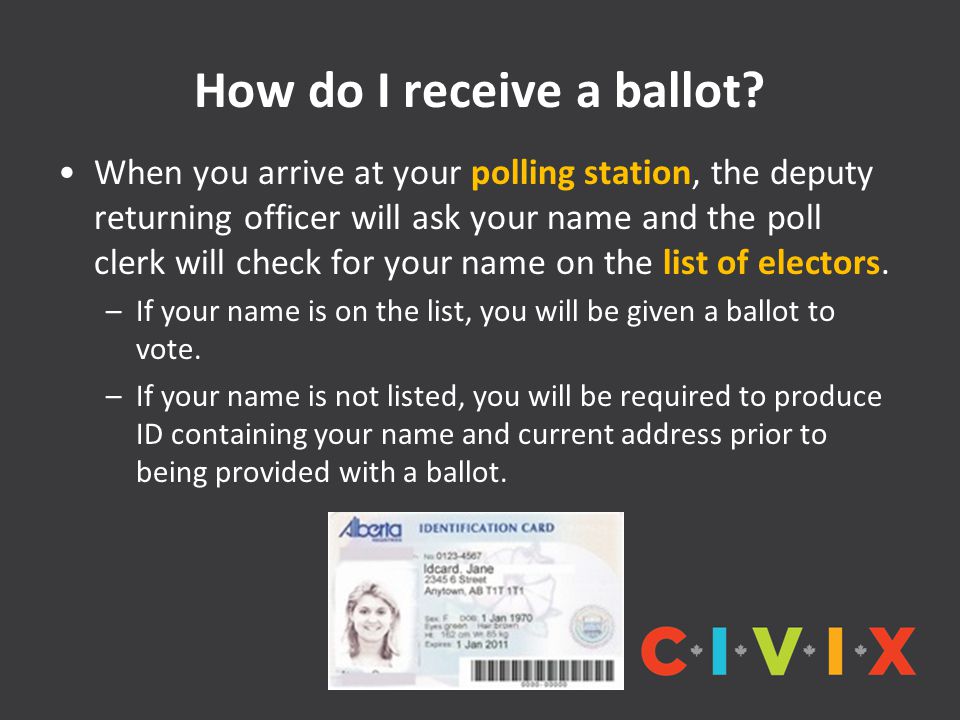 How do I receive a ballot.
