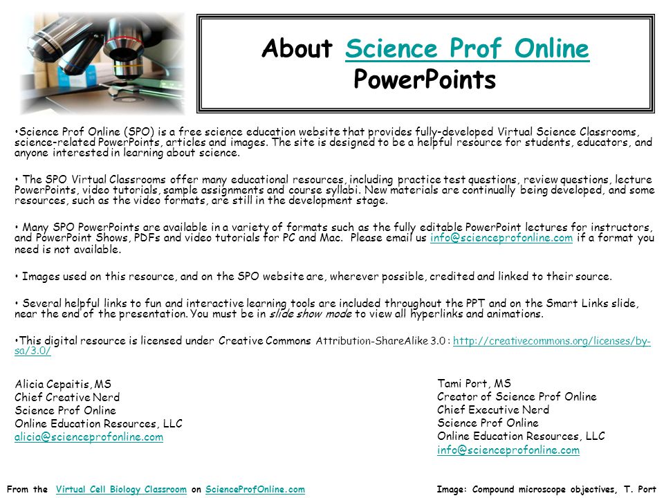 About Science Prof OnlineScience Prof Online PowerPoints Science Prof ...