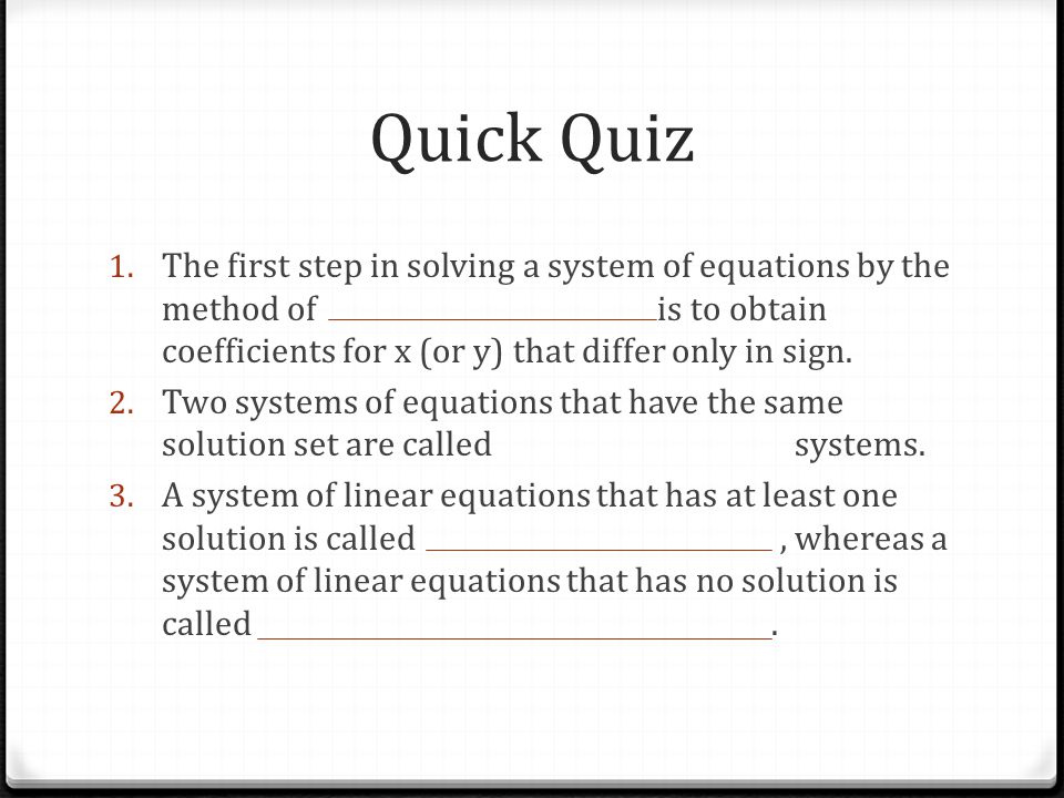 Quick Quiz 1.
