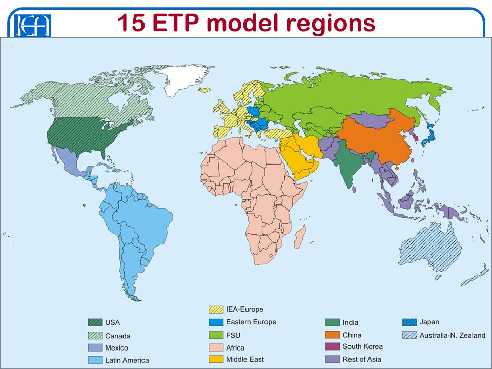 INTERNATIONAL ENERGY AGENCY AGENCE INTERNATIONALE DE L’ENERGIE 6 15 ETP model regions