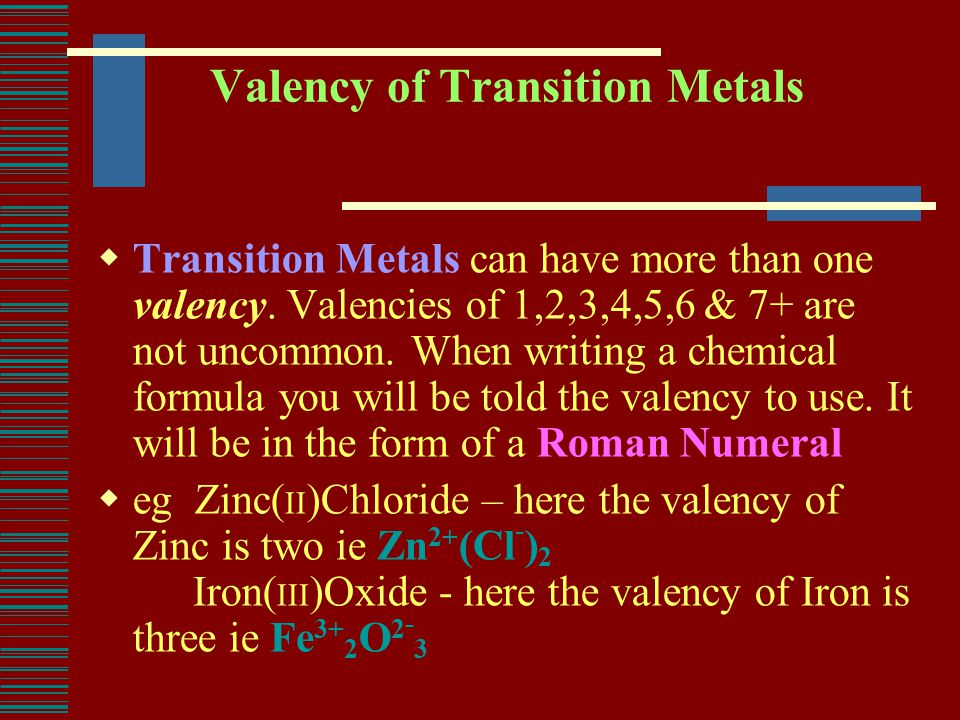 Chemical Formulae  Rules for Writing Chemical Formulae  1.