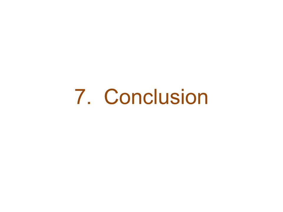7. Conclusion