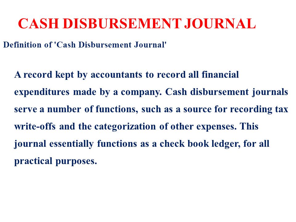 unit three the general journal subsidiary books additional disbursement journals